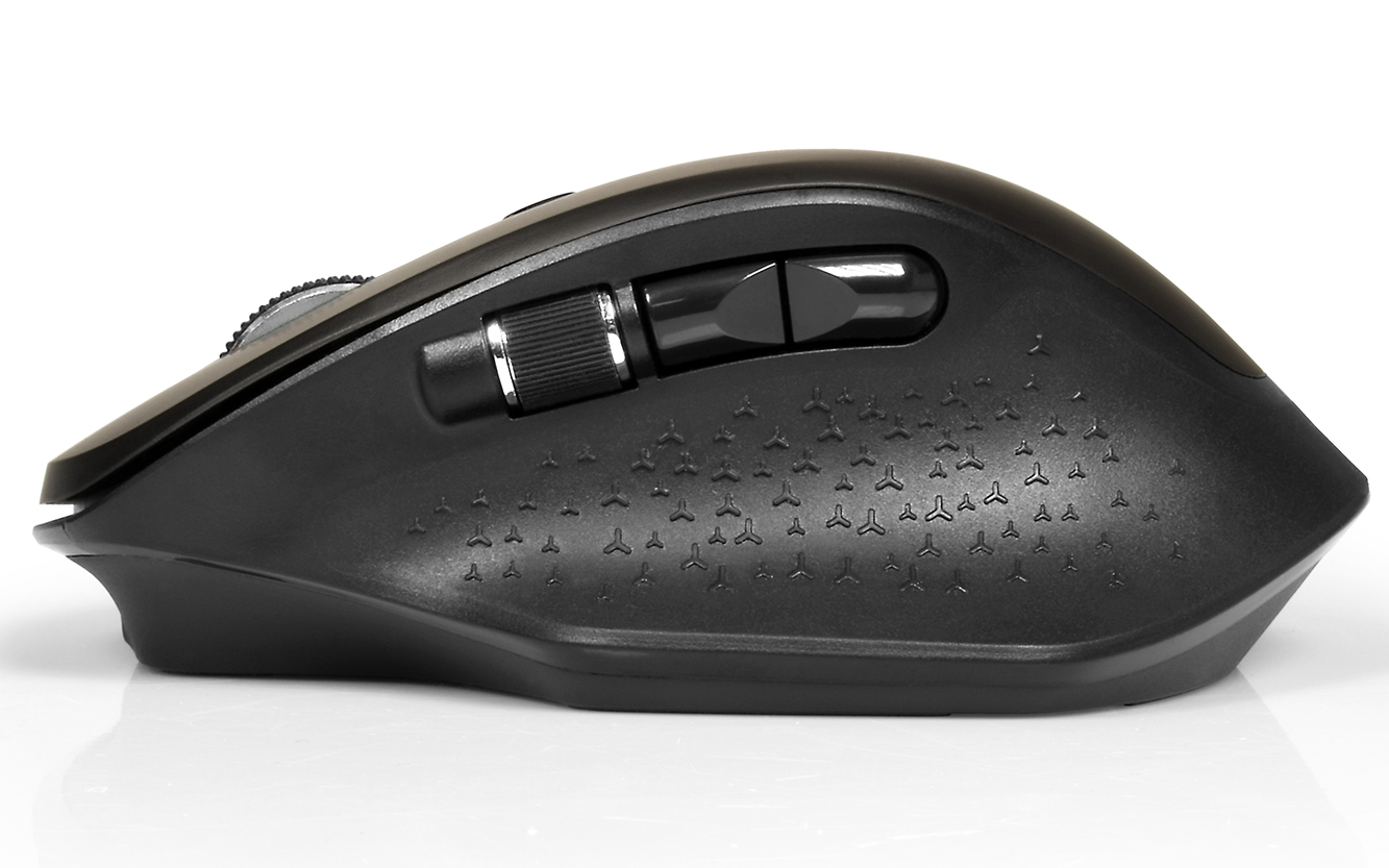 Les Bonnes Affaires - Cette souris Bluetooth avec un design mince et  ergonomique est parfaitement adapté à la main. Sa surface lisse et givrée  la rend encore plus belle. La mini souris