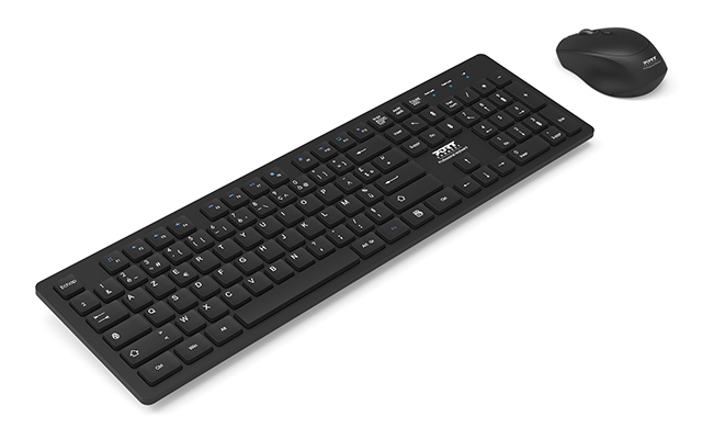 Kit Clavier et Souris sans Fil, HP 2,4 GHz, Ultra Mince avec Pavé