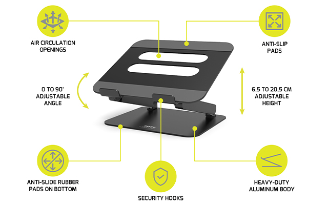 Niumen Support Magnétique À Montage Latéral, Ordinateur Portable